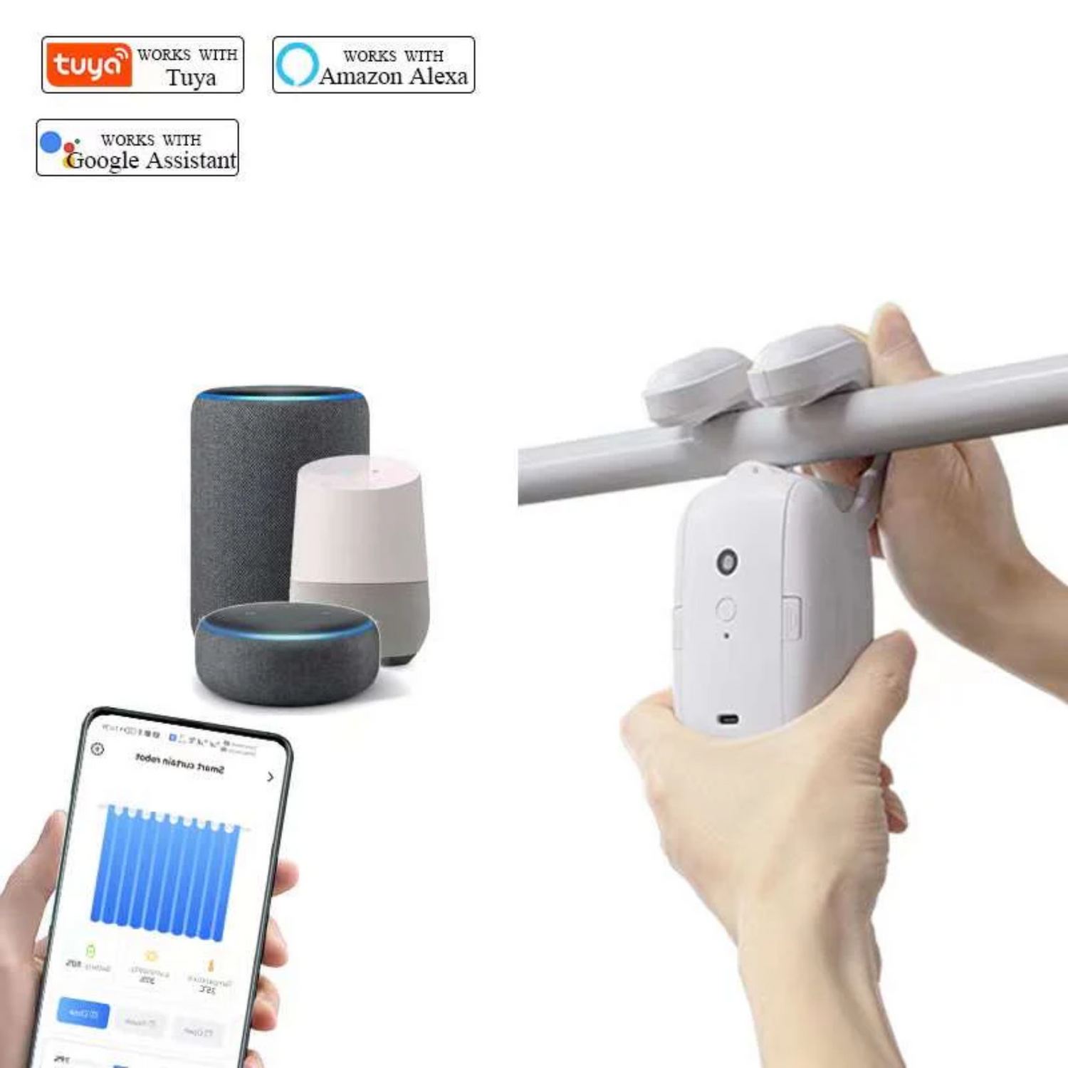 Robot intelligent pour rideaux